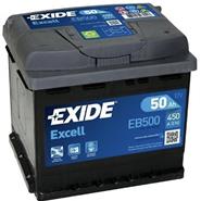 EXIDE 50Ah EB500 startni akumulator