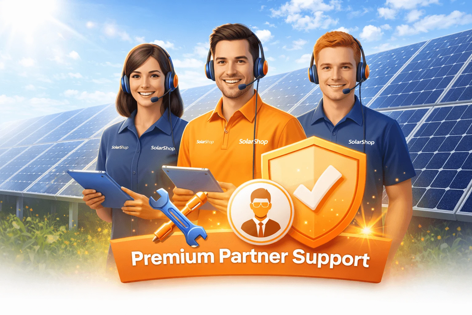 SolarShop partner support