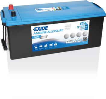 Akumulatori EXIDE DUAL AGM 140Ah MARINE akumulator baterija EP1200