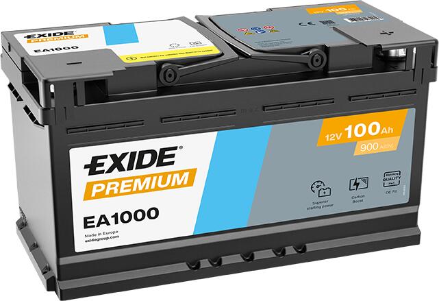 EXIDE Premium 100Ah(EA1000)