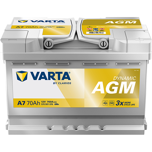 VARTA Dynamic AGM 70Ah startni akumulator